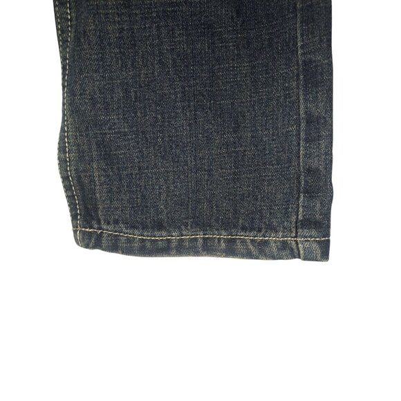 Levi's 569 Boys Jeans 5 Reg Adjustable Waist Loose Straight Fit Dark Wash - Picture 6 of 10